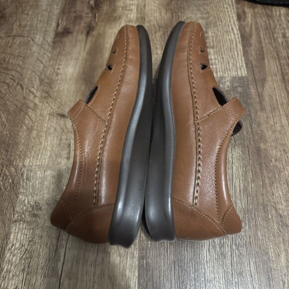 SAS Roamer Women's Sz 8 M Saddle Brown Leather Comfort Shoes - Picture 5 of 9